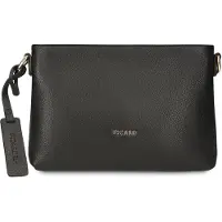 PICARD Leer schoudertas Java Crossbody Bag Black zwart