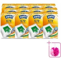 Swirl 12 x – Stofzuigerzakken – S73 – 4 zakken - Bulkverpakking - Stofzuigerzakken - Douchemop - Zuigkracht