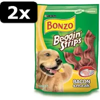 Bonzo 2x BEGGIN' STRIPS BACON 6X120GR