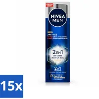 Nivea MEN - Anti-Age 2-in-1 Power - Hydraterende gezichtscrème met SPF 30 - 50 ml - Voordeelverpakking - 15 stuks