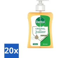 Dettol 20 x – Antibacteriële Handzeep Original – Hydraterende Formule – 250 ml - Voordeelverpakking - 20 stuks