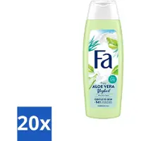 Fa 20 x - Douchegel - Yoghurt & Aloe Vera - 250 ml - Voordeelverpakking - 20 stuks