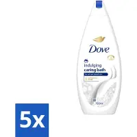 Dove 5 x – Badcrème – Indulging Cream – 720 ml - Voordeelverpakking - 5 stuks