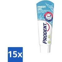 Prodent 15 x – Tandpasta – Fresh Gel – 75 ml - Voordeelverpakking - 15 stuks
