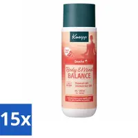 Kneipp 15 x - Douchegel - Body & Mind Balance - 200 ml - Voordeelverpakking - 15 stuks