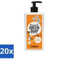 Marcel's Green Soap 20 x - Handzeep - Sinaasappel & Jasmijn - Voor dagelijks gebruik - 500 ml - Voordeelverpakking - 20 stuks