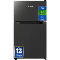 Chiq CTM68LGD - Tafelmodel Koelkast Met Vriesvak - Totaal 66 Liter - Energielabel D - Stil: 37dB - Zwart - 12 jaar garantie op compressor - 2026 Nieuw