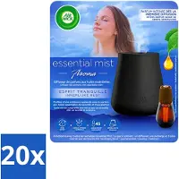 Air Wick 20 x Essential Mist - Automatische Luchtverfrisser Kit - Innerlijke Rust - Eucalyptus & Lavendel - Voordeelverpakking - 20 stuks