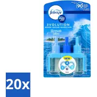 Ambi Pur 20 x 3volution - Bermuda Vibes Navulling - Luchtverfrisser - 20 ml - Voordeelverpakking - 20 stuks