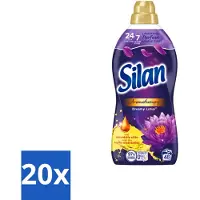 Silan 20 x Aromatherapy - Wasverzachter - Dreamy Lotus - Essentiële Oliën en Langdurige Parfum - 48 Wasbeurten - 1.056L - Voordeelverpakking - 20 stuks