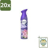 Febreze 20 x – Luchtspray – Mount Fuji Breeze – 185 ml - Wasstrips - Luchtverfrisser Spray - Geurverwijdering - Geur Neutraliseren - Mount Fuji Geur - Frisse Geur