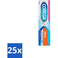 Corega 25 x Ultra Kleefcrème - Krachtig Houvast & Bescherming - Met Verfrissende Mintsmaak - 40g - Voordeelverpakking - 25 stuks