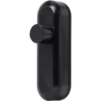 EcoDim - LED Snoerdimmer - ECO-DIM.08 - Fase Afsnijding RC - Enkel Knop - 0-50W - Zwart