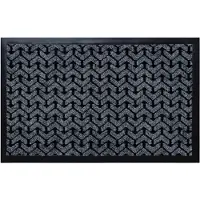 Dywany Łuszczów Dunlop Antislip Deurmat Visgraat Grijs 50x80 cm