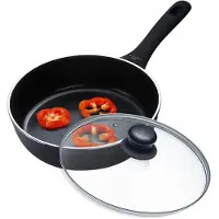 Gerlach Contrast Procoat Diepe Koekenpan 28cm met Deksel
