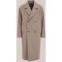 We fashion - Heren oversized manteljas - Oversized - Greige - Maat: XL