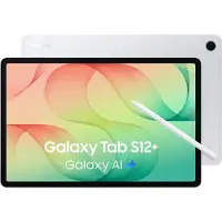 Samsung Galaxy Tab S12 Plus - Wi-Fi - 512GB - Silver + 1 jaar extra garantie