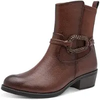 Marco Tozzi Dames Enkellaarsjes 2-25368-47-392 Vegan Laarzen Bruin