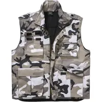Brandit Bodywarmer 'Ranger' taupe / antraciet / zilvergrijs / stone grey
