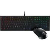 Cherry XTRFY Gaming Combo MX 10.0N MX Speed Qwerty US + M50 Gaming Muis - RGB - Zwart