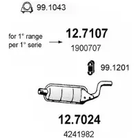 ASSO 12.7107 Einddemper