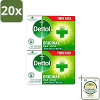 Dettol 20 x - Zeeptablet - Origineel - Antibacterieel - 2x 100g Zeeptabletten - Wasstrips - Handzeep - Antibacterieel - Hygiëne - Handwassen - Zeeptablet