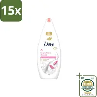 Dove 15 x – Douchegel – Lotus Bloem – 450 ml - Wasstrips - Douchegel Lotus Bloem - Mild Reinigen - Huid Verzorgen - Hydraterende Douchegel - Lotusbloemextract