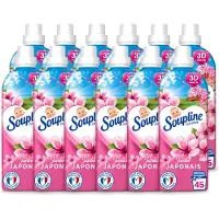 Soupline 12 x – Wasverzachter – Japanse Tuin – 950 ml - Voordeelverpakking - 12 stuks