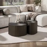 Hoyz Collection - Salontafel Elara - Bruin - 62x65x36 cm