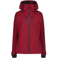 CMP Damen ski-jas, model Stretch, met Clima Protect technologie en capuchon, kleur roze, maat 34