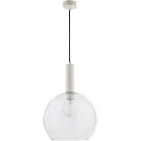 Jupiter Hanglamp LAF, wit, 1xE27, 40W, glas, afmetingen: 80x30x30 cm, IP20, merk