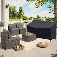 Famanu – Waterdichte Beschermhoes voor Tuinbank, 190×66×89cm