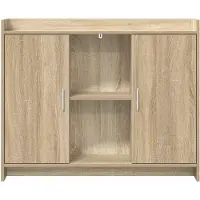 vidaXL Dressoir, 98,5 x 33 x 80 cm, spaanplaat