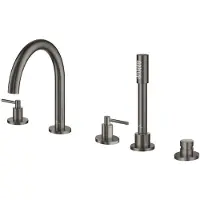 GROHE Atrio 5-gats badrandcombinatiehard graphite geborsteld 29407AL0