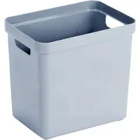 Sunware Sigma Home opbergbox 25L – 35x24,6x36,3 cm – Blauw – BPA-vrij plastic, stapelbaar (deksel apart verkrijgbaar) – stijlvolle opbergmand voor kinderkamer & woonkamer