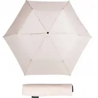 Doppler Zero99 Mini Paraplu Dames Lichtbeige Opvouwbaar 99g