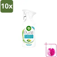 Air Wick 10 x - Luchtverfrisser - Essentiële Oliën - Citroenbloesem - Spray - 250 ml - Bulkverpakking - Luchtverfrisser citroenbloesem - Douchemop - Citroenbloesem geur