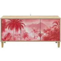 vidaXL Tv-meubel AACHEN 102 x 33 x 50 cm Sonoma Bewerkt hout