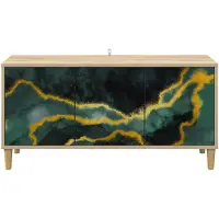 vidaXL TV-kast WIJHE, 102 x 33 x 50 cm, Sonoma houtvezelplaat