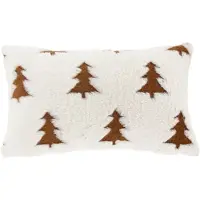 Unique living - Sierkussen Teun - leather brown - 30x50cm