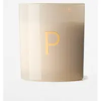 HEMA Kaars In Glas ⌀8x9cm Letter P (creme)