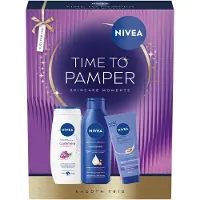 Nivea Time to Pamper geschenkset voor vrouwen - Giftset - Sint Cadeau - Kerst Cadeau - Cadeauset met Douchegel, Body Milk & Handcrème