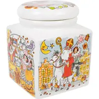 Blond Amsterdam Voorraadpot Sint Wit 16 X 16 X 20 Cm
