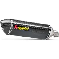 Akrapovic Slip-On-Lijn Geluiddempers S/O 2-1 ZP SV 650 x 26-