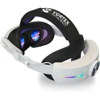 VORTEX VR VortexVR Elite hoofdband 8000 mAh met RGB | voor Meta Quest 3 / 3S