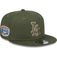 New Era LA Dodgers Side Patch Green 9FIFTY Snapback Cap
