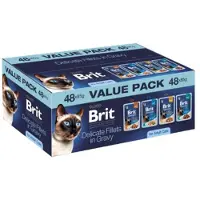 Brit Premium by Nature Cat - Delicate Fillets in Gravy Value Pack
