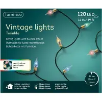 Kaemingk LED vintage lights 8 functie twinkel effect buiten Lumineo