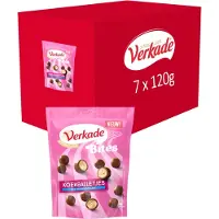 Verkade Bites Koekballetjes - Melkchocolade - 7 x 120 gram zakje