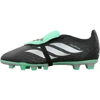 Adidas JR PREDATOR CLUB Fold-Over Tongue FG/MG Voetbalschoenen Voetbalschoenen | Maat 34 Jongens Zwart